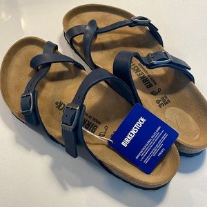 Birkenstock Mayari Oiled Leather Navy women’s 39 (size 8-8 1/2)